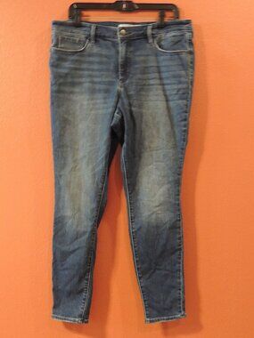 Athleta Jeans Woman Size 16 Denim Pocket Blue Jeans